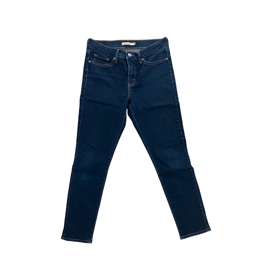 Levis 311 Shaping Skinny Jeans Womens 28 Dark Wash Indigo Denim Mid Rise